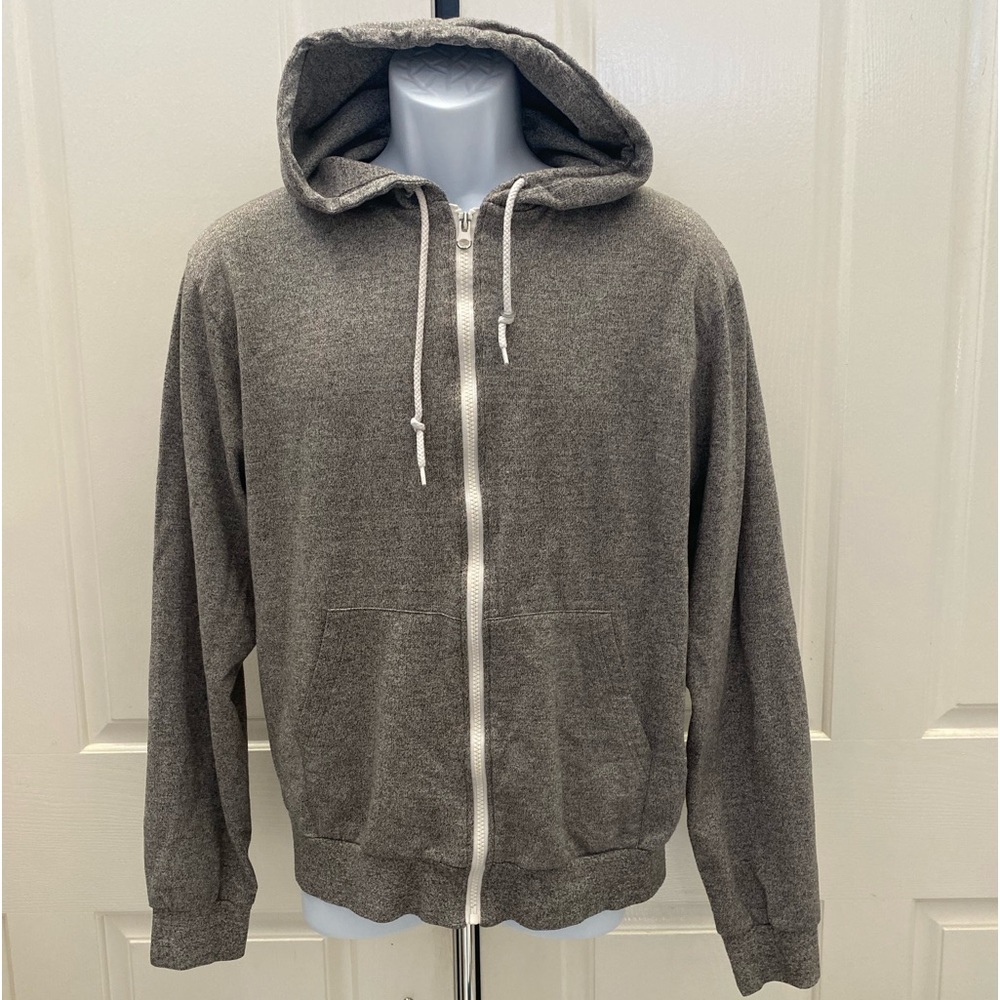 CHOR Heather Gray Full Zip Hoodie L